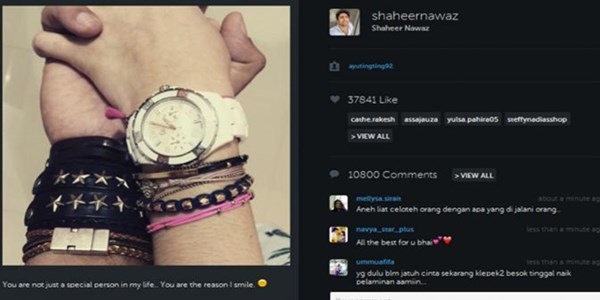 Ayu Ting Ting dan Shaheer Sheikh Kembali Umbar Kemesraan di Instagram