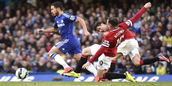 Hasil Liga Inggris Hazard Sukses Menangkan Chelsea Vs MU