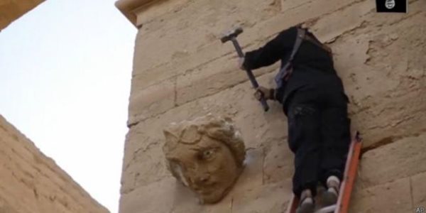 ISIS Kembali Unggah Video Pengahncuran Artefak Ribuan Tahun di Irak