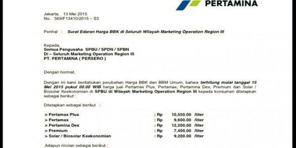 BBM Naik tanggal 15 Mei, Ini Daftar Harganya