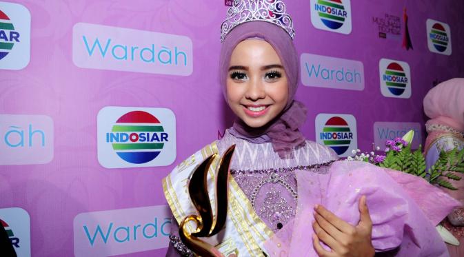 Sempat Down, Nesa Aqila Resmi Sandang Gelar Putri Muslimah 2015
