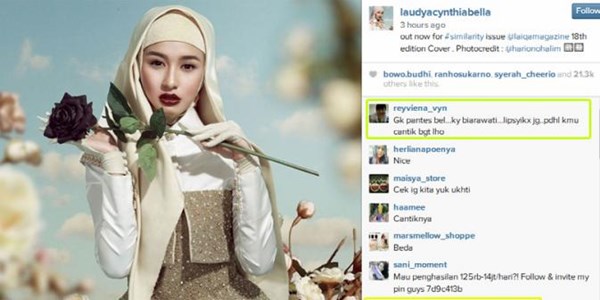 Tampil Beda di Pemotretan, Laudya Cynthia Bella di Protes Fans 2