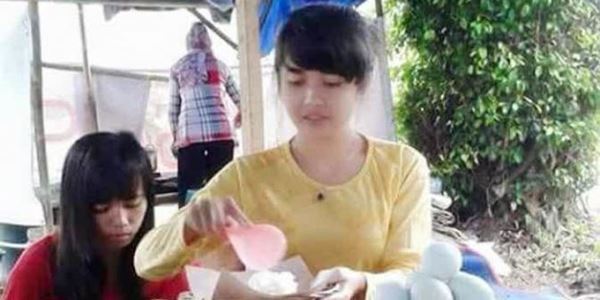 Dianggap Mirip Nabilah JKT48, Penjual Pecel Ini Hebohkan Sosial Media