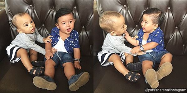 Lucunya Video Obrolan Anak Shireen Sungkar dan Putra Shareena