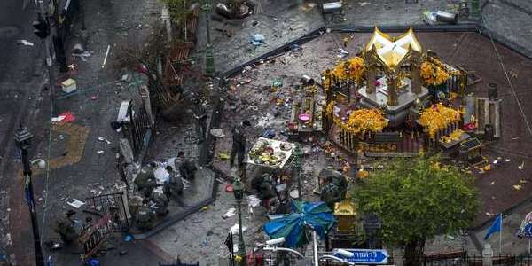 Polisi Thailand Rilis Sketsa Wajah Pelaku Bom Bangkok