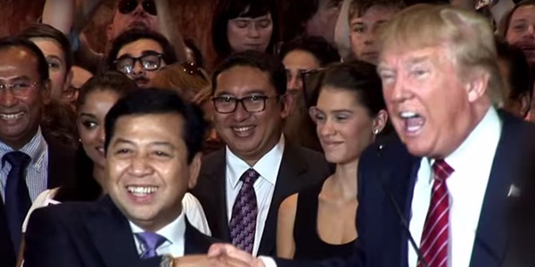 Apa Motif Setya Novanto dan Fadli Zon Hadir di Kampanye Trump