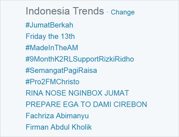 Dianggap Hari Sial, 'Friday The 13th' Jadi Trending Topik di Twitter