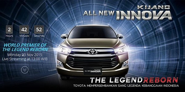 Interior Mirip Fortuner, All New Kijang Innova Bakal Rilis Siang Ini!