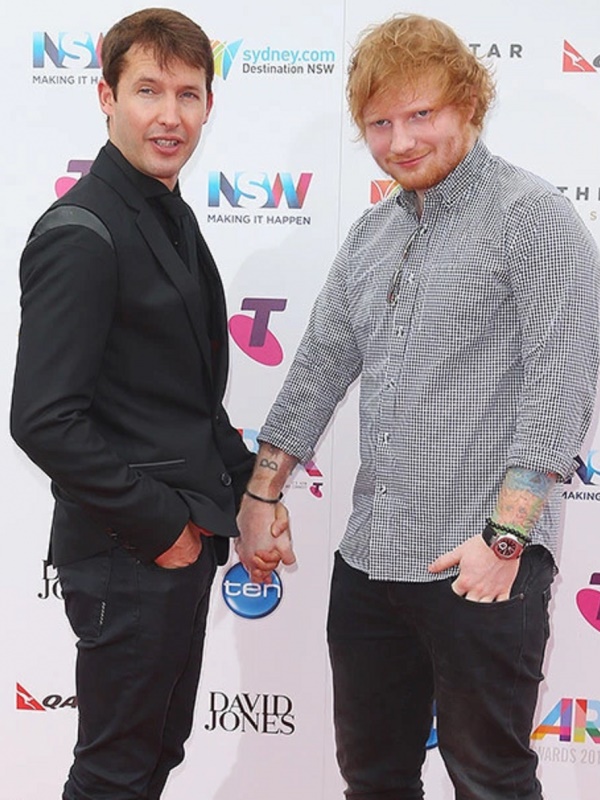 OMG! Ed Sheeran Akui Telah Bertunangan dengan James Blunt!