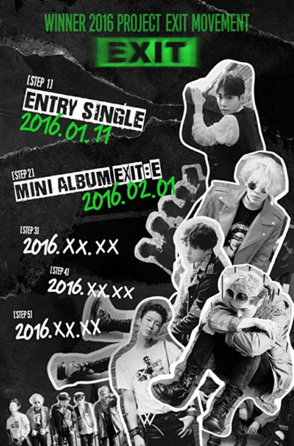 Tiru Konsep Album MADE Big Bang, WINNER Bakal Rilis Album Tiap Bulan