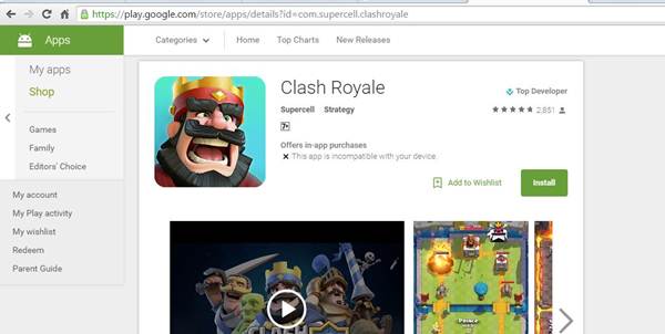 Game Clash Royale Versi 1.1.1 Akhirnya Rilis Untuk Android di PlayStore