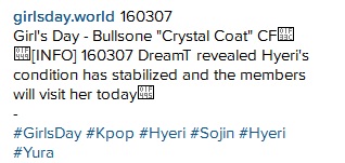 Update! Kabar Terbaru Hyeri Girl’s Day