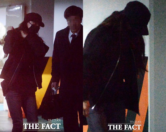 G.Na saat datang ke kantor polisi