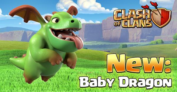 Clash of Clans Update Mei 2016 Trops Baby Dragon dan Miner