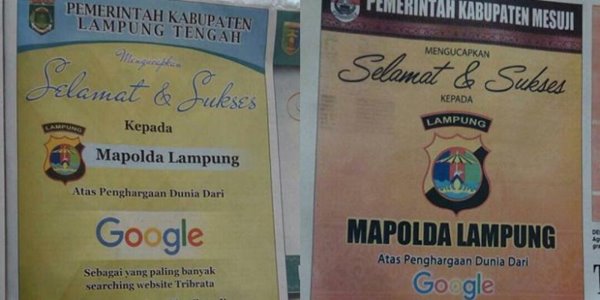 Bikin Heboh Netizen, Polda Lampung Klarifikasi Soal Penghargaan Google 2