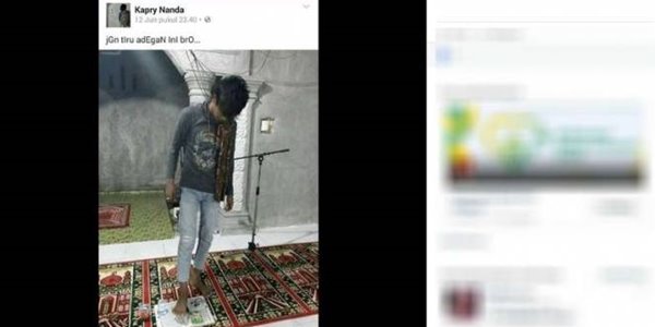 Ditangkap Polisi, Pemuda Penginjak Al Quran Menyesali Perbuatannya