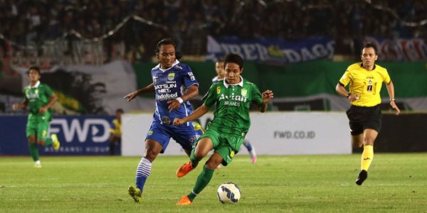 Main di Kandang, Bhayangkara Surabaya United Bantai Persib Bandung 4-1