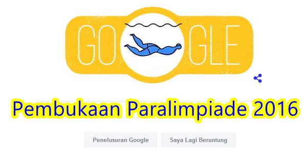 Google Rayakan Pembukaan Paralimpiade 2016 Lewat Sebuah Doodle