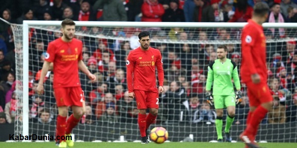 Posisi Liverpool Merosot Usai Dipermalukan The Swans