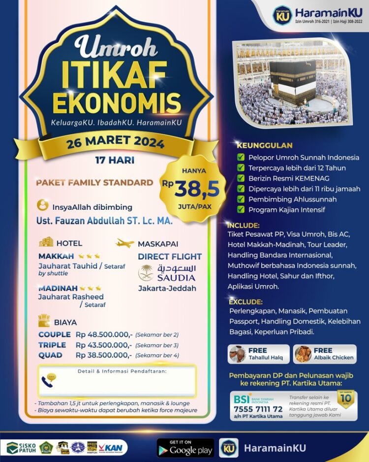 Pilihan Terbaik Travel Umroh Sunnah untuk Perjalanan Ibadah Anda