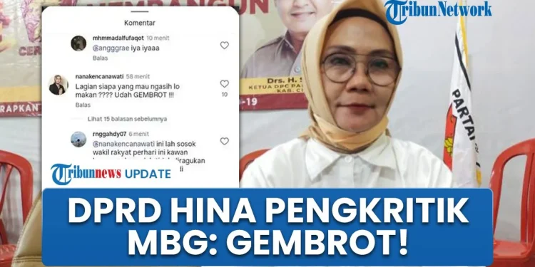 Viral Anggota DPRD Sebut Ibu-Ibu Pengkritik MBG 'Gembrot', Kini Nana Kencanawati Minta Maaf