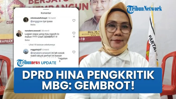 Viral Anggota DPRD Sebut Ibu-Ibu Pengkritik MBG 'Gembrot', Kini Nana Kencanawati Minta Maaf