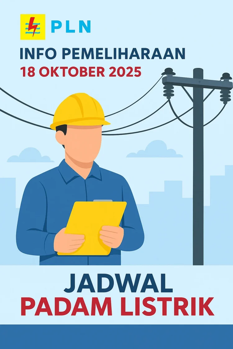 Info Pemadaman Listrik Hari Ini: Pemadaman Listrik Terjadi di Beberapa Wilayah Indonesia